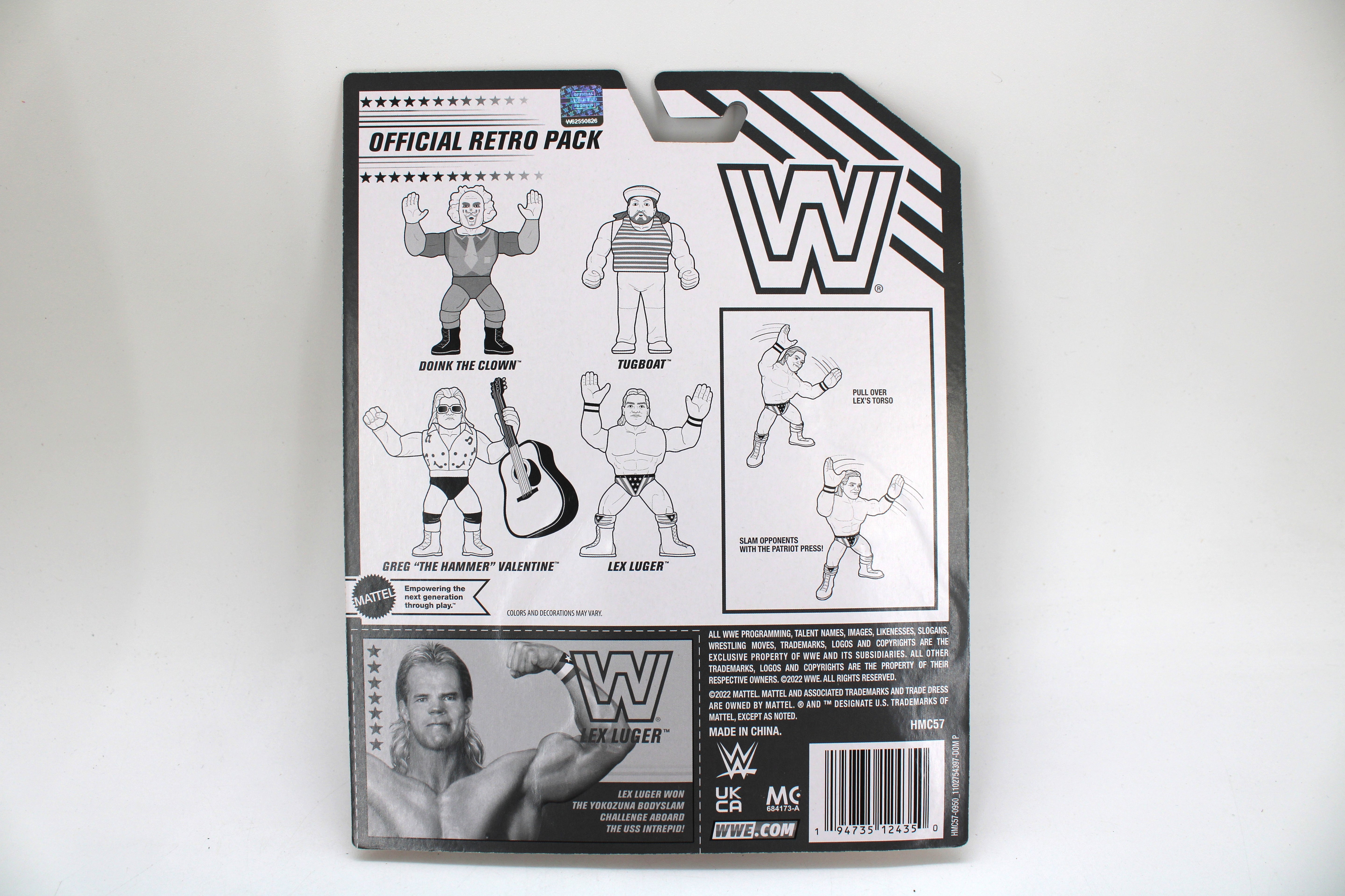 WWE Official Retro 4-Pack Action Figures (2022 Mattel) - view 9