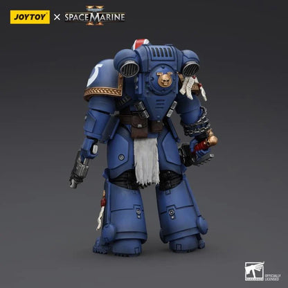 Warhammer 40,000: Space Marine 2 Ultramarines Lieutenant Titus 1/18 Scale Action Figure
