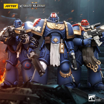 Warhammer 40,000: Space Marine 2 Ultramarines Lieutenant Titus 1/18 Scale Action Figure