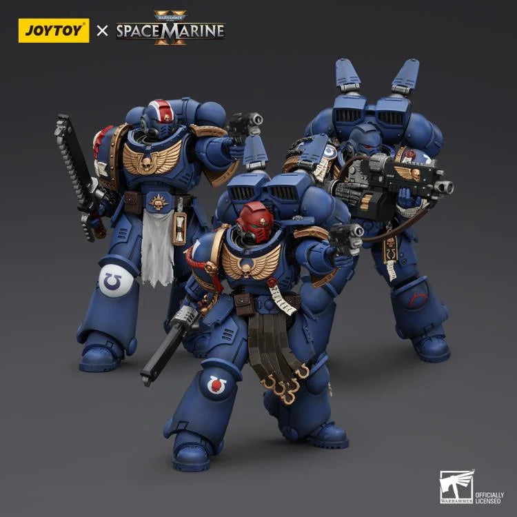 Warhammer 40,000: Space Marine 2 Ultramarines Sergeant Gadriel 1/18 Scale Action Figure
