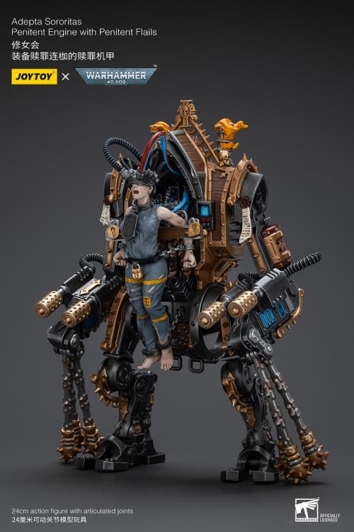 Warhammer 40K Adepta Soroitas Penitent Engine with Penitent Flails 1/18 Scale Action Figure