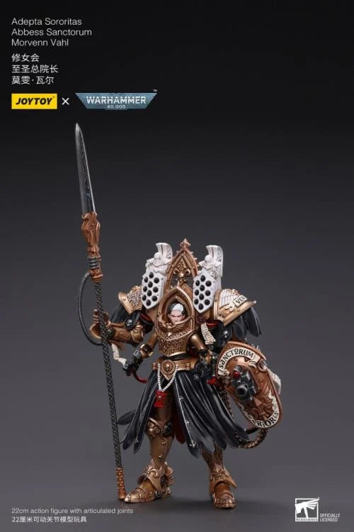 Warhammer 40K Adepta Sororitas Abbess Sanctorum Morvenn Vahl 1/18 Scale Action Figure