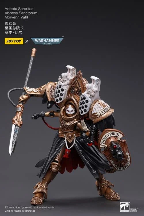Warhammer 40K Adepta Sororitas Abbess Sanctorum Morvenn Vahl 1/18 Scale Action Figure