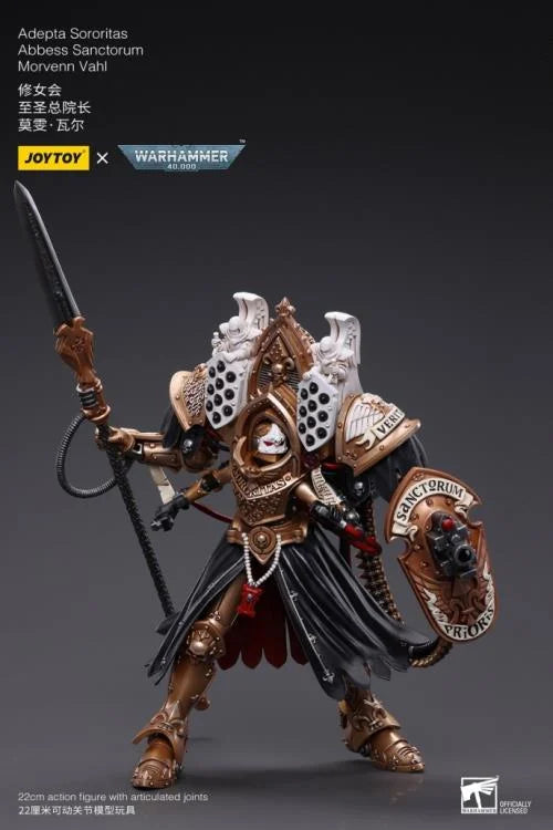 Warhammer 40K Adepta Sororitas Abbess Sanctorum Morvenn Vahl 1/18 Scale Action Figure