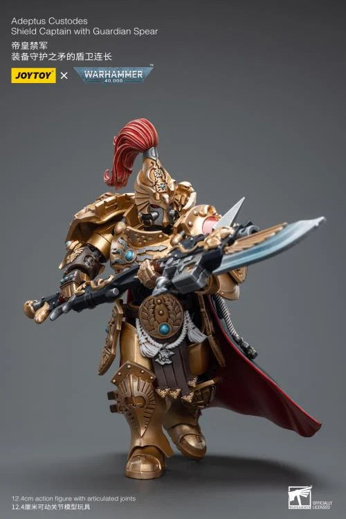 Shield Captain with Guardian Spear Warhammer 40K Adeptus Custodes 1/18 Scale Action Figure