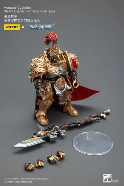 Shield Captain with Guardian Spear Warhammer 40K Adeptus Custodes 1/18 Scale Action Figure