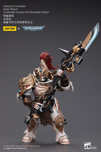 Warhammer 40K Adeptus Custodes Solar Watch Custodian Guard with Guardian Spear 1/18 Scale Action Figure