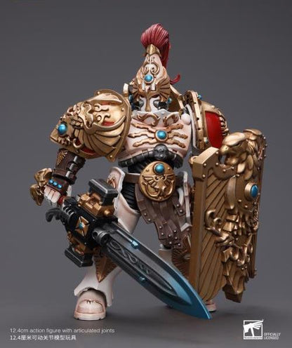Warhammer 40K Adeptus Custodes Solar Watch Custodian Guard with Sentinel Blade and Praesidium Shield 1/18 Scale Action Figure