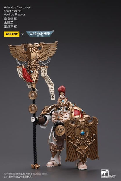 Warhammer 40K Adeptus Custodes Solar Watch Vexilus Praetor 1/18 Scale Action Figure