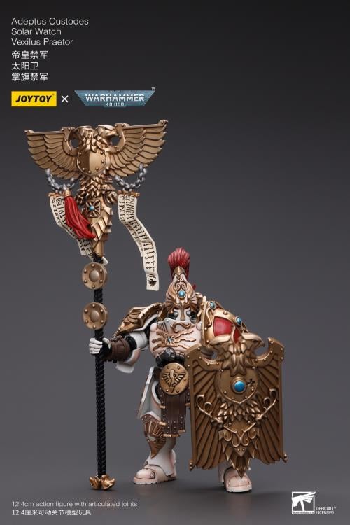 Warhammer 40K Adeptus Custodes Solar Watch Vexilus Praetor 1/18 Scale Action Figure