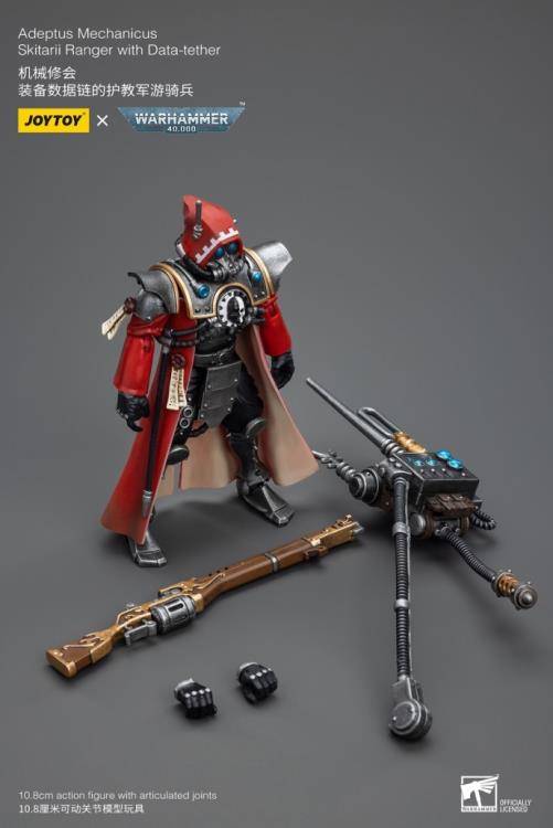 Warhammer 40K Adeptus Mechanicus Skitarii Ranger with Data-Tether 1/18 Scale Action Figure