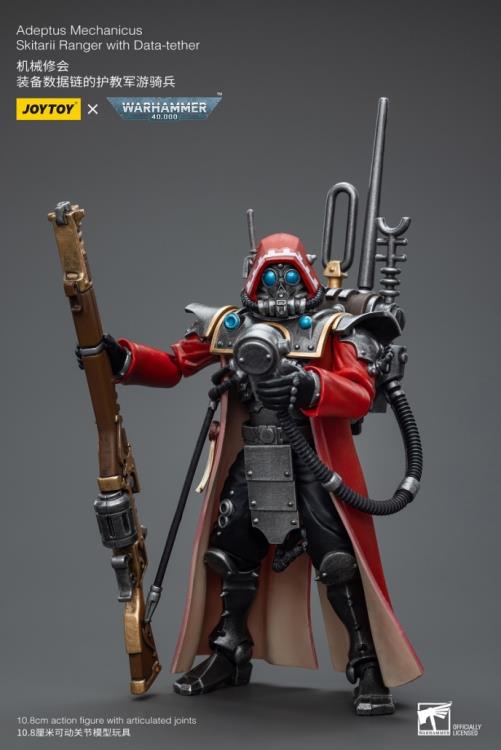 Warhammer 40K Adeptus Mechanicus Skitarii Ranger with Data-Tether 1/18 Scale Action Figure