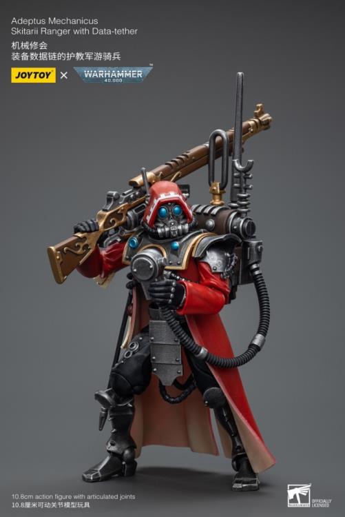 Warhammer 40K Adeptus Mechanicus Skitarii Ranger with Data-Tether 1/18 Scale Action Figure