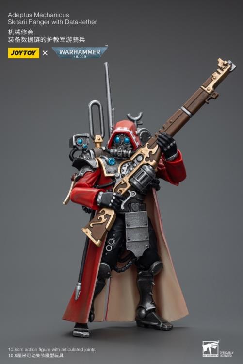Warhammer 40K Adeptus Mechanicus Skitarii Ranger with Data-Tether 1/18 Scale Action Figure