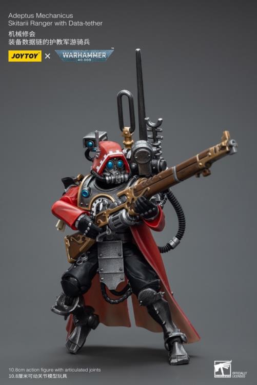 Warhammer 40K Adeptus Mechanicus Skitarii Ranger with Data-Tether 1/18 Scale Action Figure