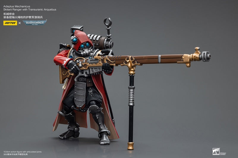 Warhammer 40K Adeptus Mechanicus Skitarii Ranger with Transuranic Arquebus 1/18 Scale Action Figure