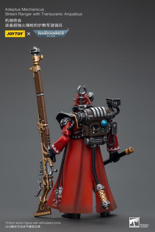 Warhammer 40K Adeptus Mechanicus Skitarii Ranger with Transuranic Arquebus 1/18 Scale Action Figure