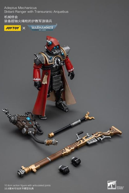 Warhammer 40K Adeptus Mechanicus Skitarii Ranger with Transuranic Arquebus 1/18 Scale Action Figure