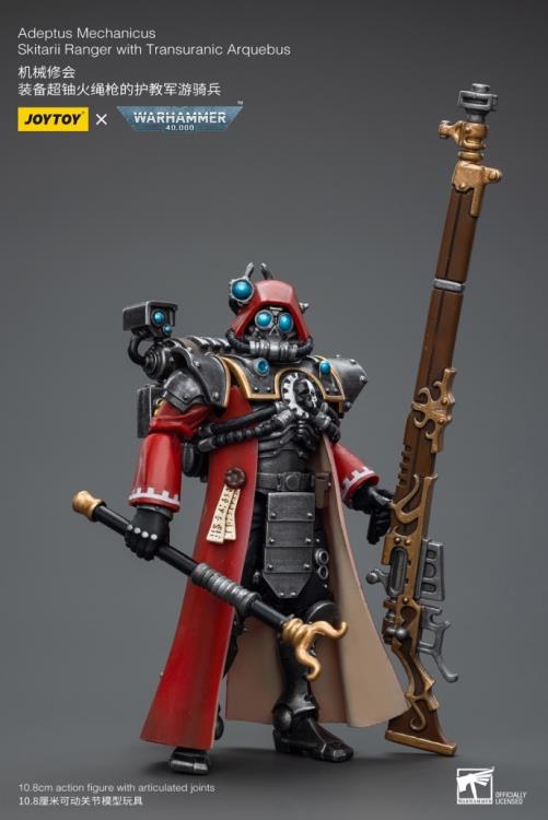 Warhammer 40K Adeptus Mechanicus Skitarii Ranger with Transuranic Arquebus 1/18 Scale Action Figure