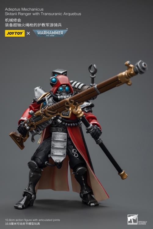 Warhammer 40K Adeptus Mechanicus Skitarii Ranger with Transuranic Arquebus 1/18 Scale Action Figure