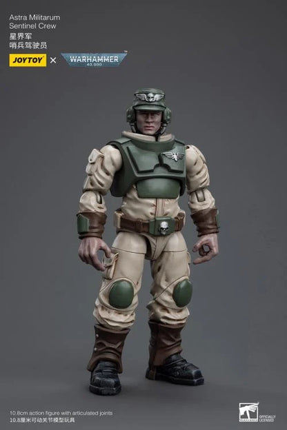 Warhammer 40K Astra Militarum Cadian Armoured Sentinel 1/18 Scale Action Figure