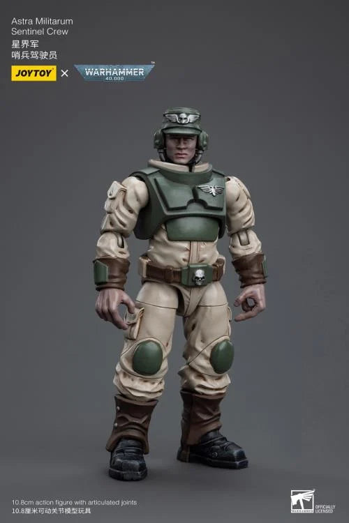 Warhammer 40K Astra Militarum Cadian Armoured Sentinel 1/18 Scale Action Figure