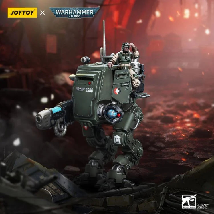 Warhammer 40K Astra Militarum Cadian Armoured Sentinel 1/18 Scale Action Figure