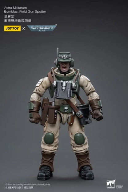 Warhammer 40K Astra Militarum Ordnance Team with Bombast Field Gun Artillery 1/18 Scale Set
