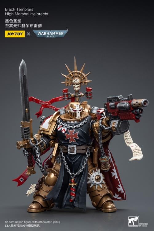 Warhammer 40K Black Templars High Marshal Helbrecht 1/18 Scale Figure