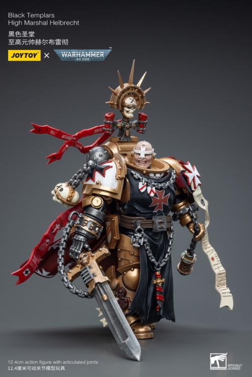 Warhammer 40K Black Templars High Marshal Helbrecht 1/18 Scale Figure