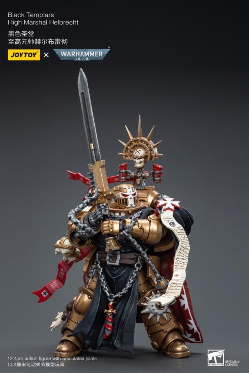 Warhammer 40K Black Templars High Marshal Helbrecht 1/18 Scale Figure