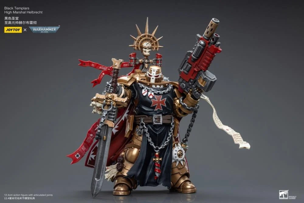 Warhammer 40K Black Templars High Marshal Helbrecht 1/18 Scale Figure