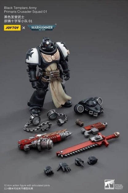 Warhammer 40K Black Templars Primaris Crusader Squad 1/18 Scale Figure Set