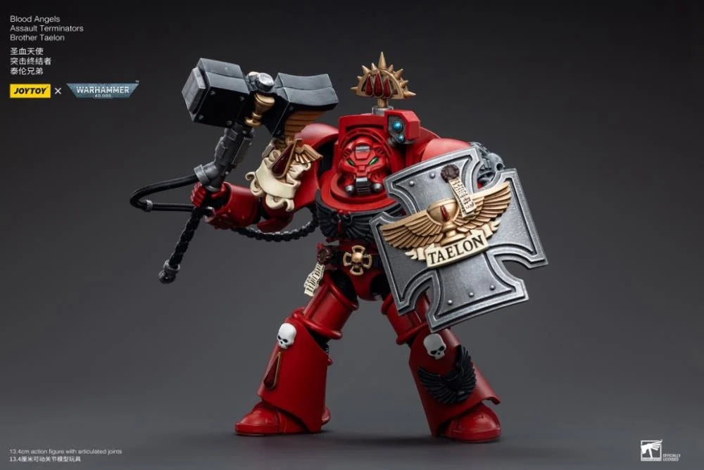 Warhammer 40K Blood Angels Assault Terminators Brother Taelon 1/18 Scale Figure