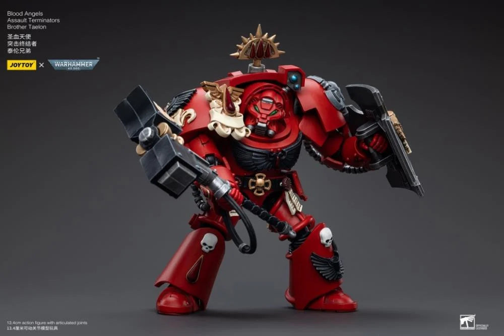 Warhammer 40K Blood Angels Assault Terminators Brother Taelon 1/18 Scale Figure