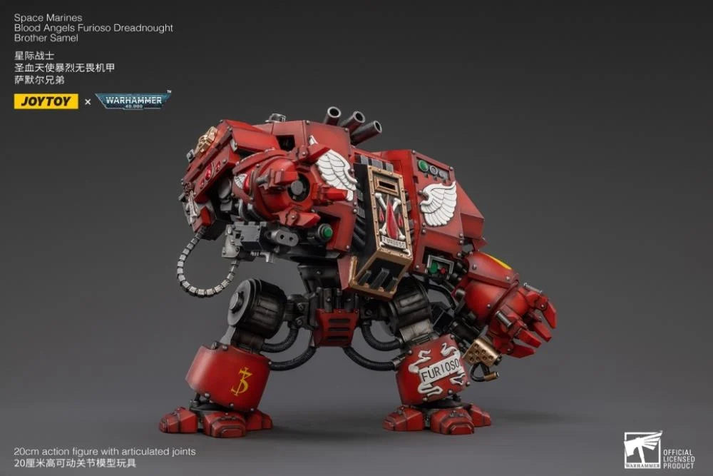 Warhammer 40K Blood Angels Furioso Dreadnought Brother Samel 1/18 Scale Figure