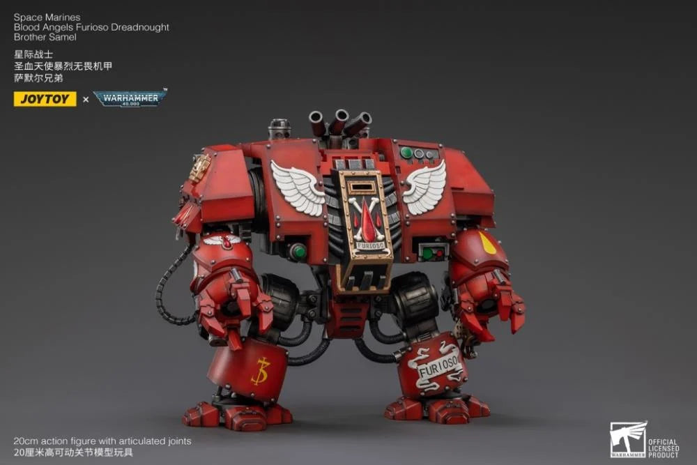 Warhammer 40K Blood Angels Furioso Dreadnought Brother Samel 1/18 Scale Figure