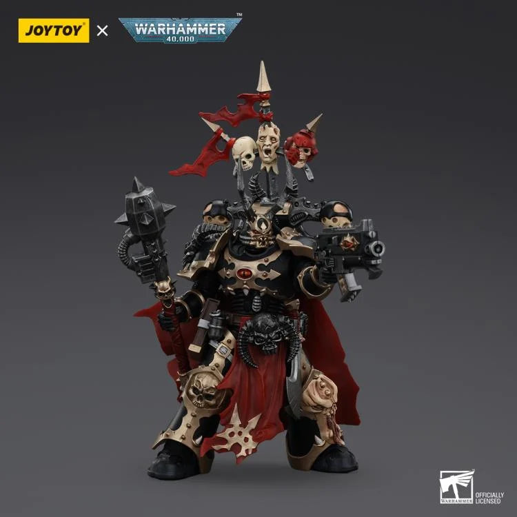 Warhammer 40K Chaos Space Marines Black Legion Chosen Champion with Bolter and Power Maul 1/18 Scale Action Figure - view 4