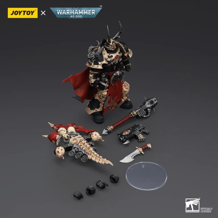 Warhammer 40K Chaos Space Marines Black Legion Chosen Champion with Bolter and Power Maul 1/18 Scale Action Figure - view 7