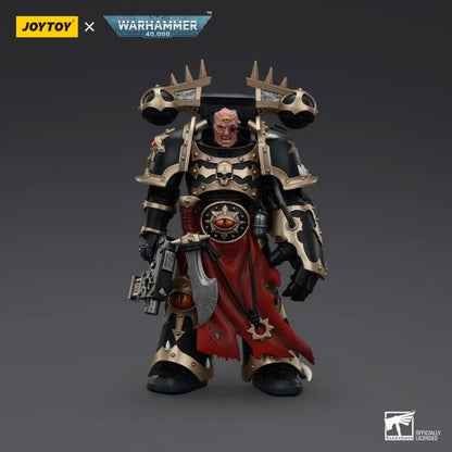 Warhammer 40K Chaos Space Marines Black Legion Chosen with Bolt Pistol and Power Fist 1/18 Scale Action Figure