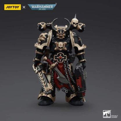 Warhammer 40K Chaos Space Marines Black Legion Chosen with Combi-Weapon and Chainsword 1/18 Scale Action Figure