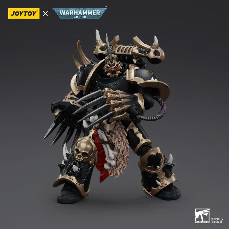 Warhammer 40K Chaos Space Marines Black Legion Chosen with Lightning Claws 1/18 Scale Action Figure