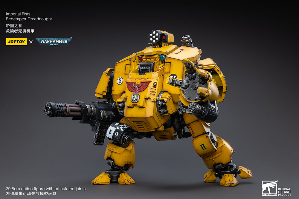 Warhammer 40K Imperial Fists Redemptor Dreadnought 1/18 Scale Figure