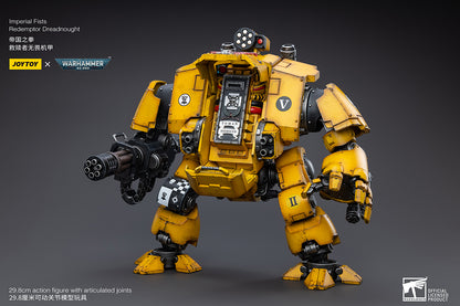 Warhammer 40K Imperial Fists Redemptor Dreadnought 1/18 Scale Figure