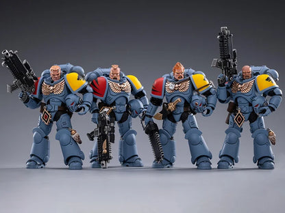 Warhammer 40K Space Wolves Battle Hunter Pack Box of 4 1/18 Scale Figures