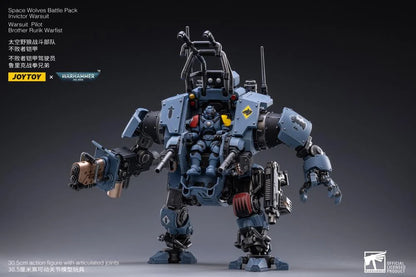 Warhammer 40K Space Wolves Invictor Warsuit 1/18 Scale Mecha Figure Set