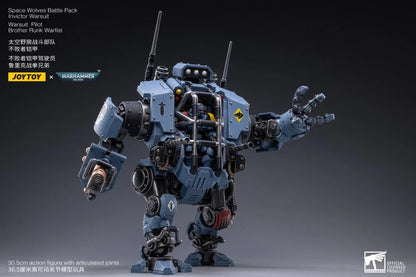 Warhammer 40K Space Wolves Invictor Warsuit 1/18 Scale Mecha Figure Set