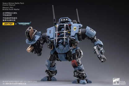Warhammer 40K Space Wolves Invictor Warsuit 1/18 Scale Mecha Figure Set