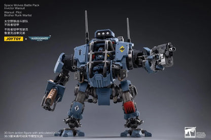 Warhammer 40K Space Wolves Invictor Warsuit 1/18 Scale Mecha Figure Set