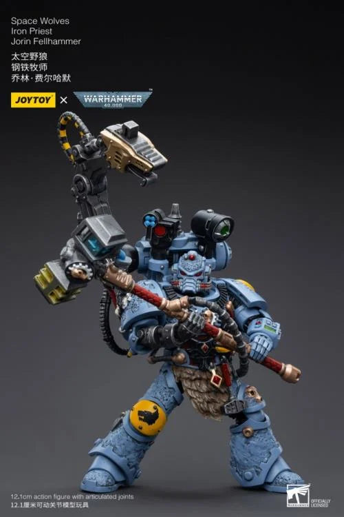 Iron Priest Jorin Fellhammer Warhammer 40K Space Wolves 1/18 Scale Figure